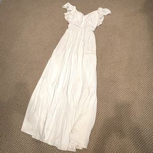 Lilly Pulitzer rayon off shoulder maxi dress